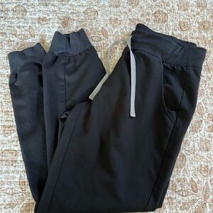 Figs Black Performance Pants
